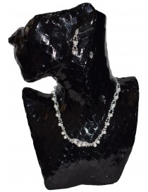 Bridal Crystal Necklace Set with Earrings