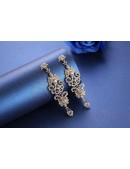 Chandelier CZ Drop Earrings G01