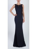 Jersey Fitted Evening Dress