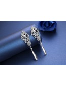 Chandelier CZ Drop Earrings S03