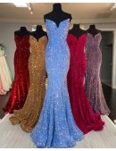 Grace Sequin Evening Gown
