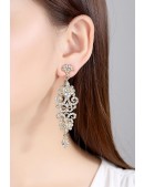 Chandelier CZ Drop Earrings G01