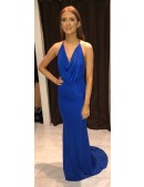 Absolute Glamour Cowl Evening Dress