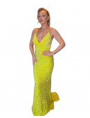Yellow Sequin Dress