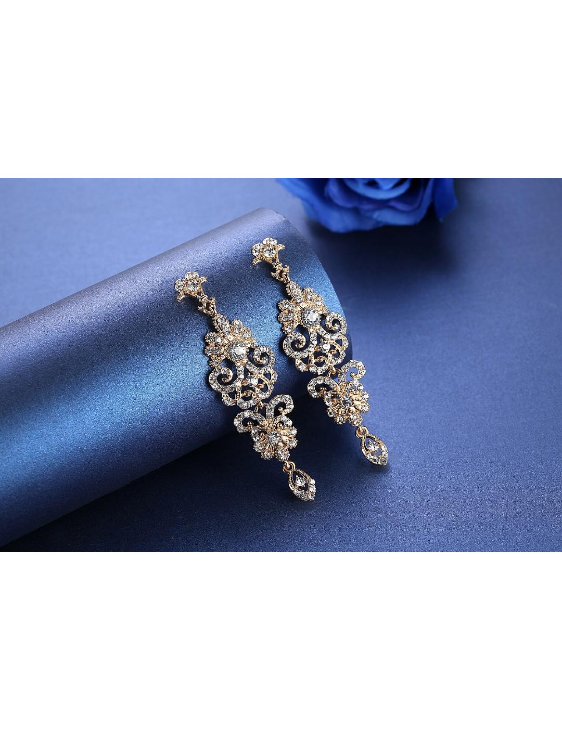 Chandelier CZ Drop Earrings G01