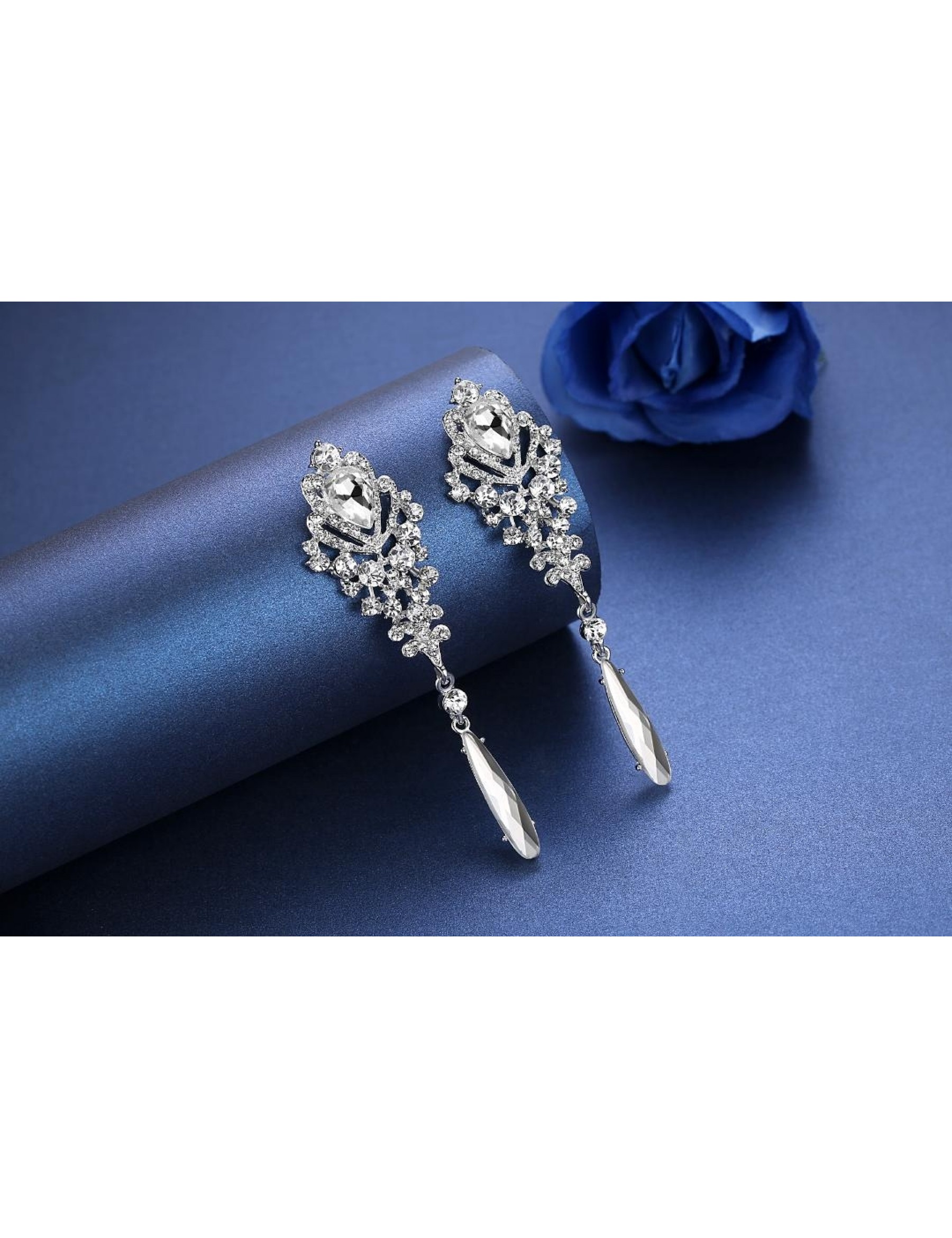 Chandelier CZ Drop Earrings S03