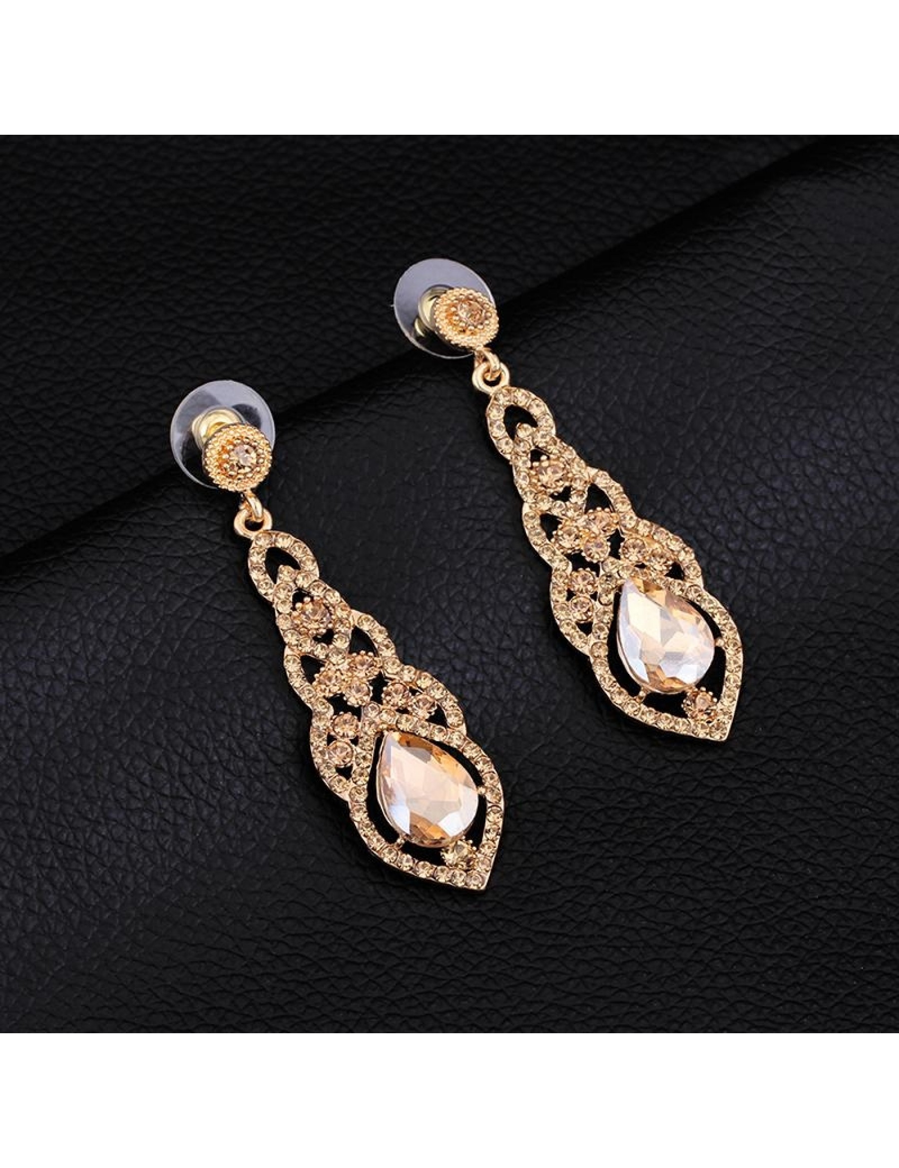 Chandelier CZ Drop Earrings G04