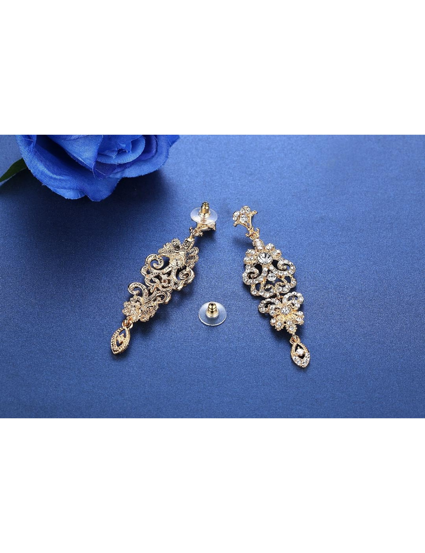 Chandelier CZ Drop Earrings G01