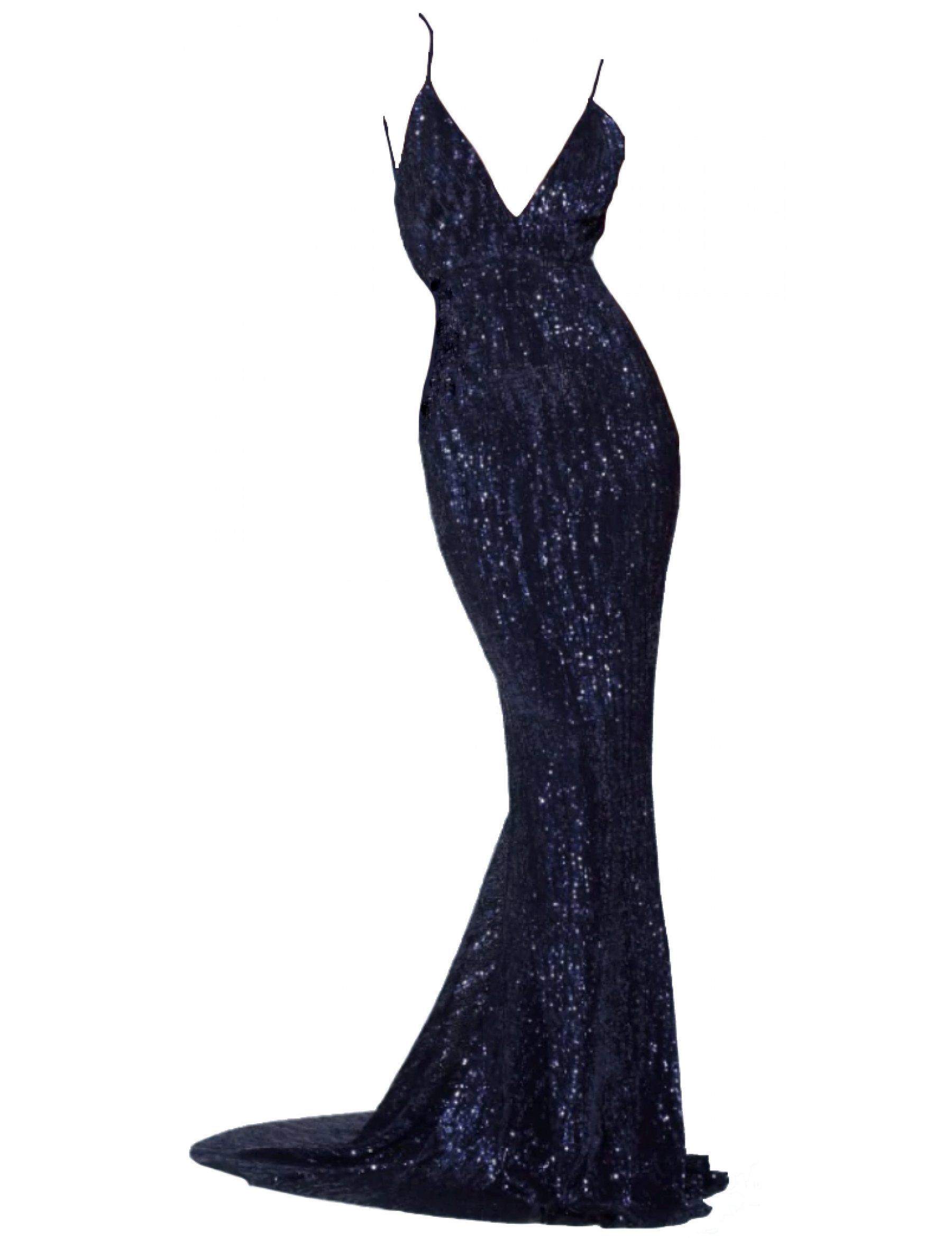 Lucille Gown - Navy