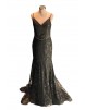 Black Fishtail Evening Dress
